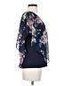 Naif 100% Polyester Blue Short Sleeve Blouse Size S - photo 4