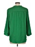 Vince Camuto 100% Polyester Green 3/4 Sleeve Blouse Size L - photo 2
