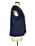 Express 100% Polyester Blue Short Sleeve Top Size L - photo 4