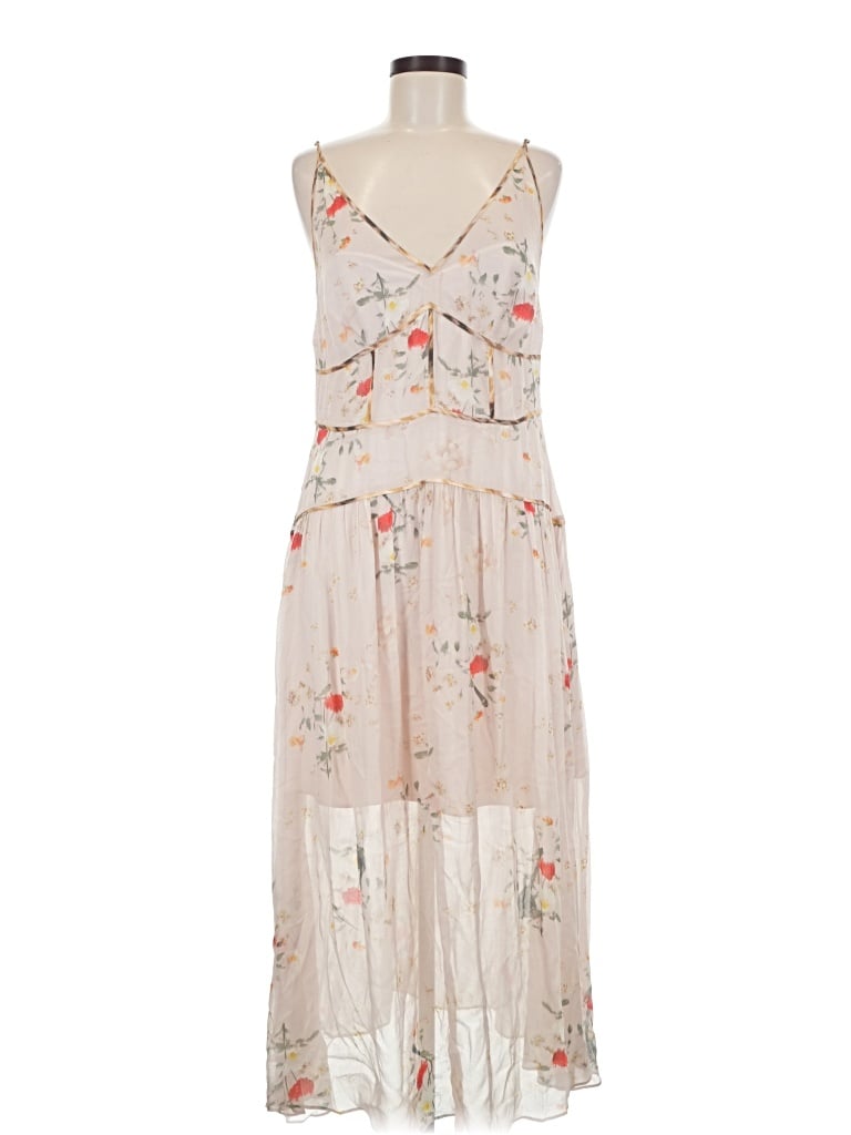 Pre-owned Allsaints Casual Dress In Ivory