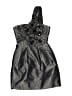 BCBGMAXAZRIA Metallic Metallic Gray Cocktail Dress Size 0 - photo 1