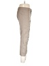 Ecru Solid Tan Casual Pants Size L - photo 4