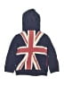 Mini Boden 100% Cotton Blue Zip Up Hoodie Size 4 - 5 - photo 2