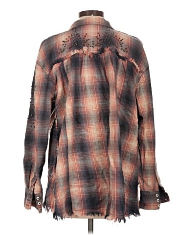 Free People Long Sleeve Button-Down Shirt (view 2)