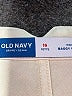 Old Navy 100% Cotton Ivory Khakis Size 16 Petite - photo 7
