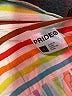 Target Stripes Orange Short Sleeve Button-Down Shirt Size S - photo 7