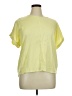 Spense Yellow Short Sleeve Top Size XL - photo 1