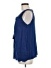 Cupio 100% Cotton Blue Sleeveless Blouse Size M - photo 5