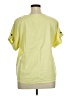 Spense Yellow Short Sleeve Top Size XL - photo 2