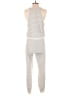 Bella Dahl Chevron-herringbone Gray Jumpsuit Size M - photo 2