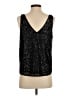 Ann Taylor LOFT 100% Polyester Black Sleeveless Blouse Size S (petite) - photo 2
