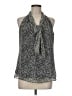 Old Navy 100% Polyester Black Sleeveless Blouse Size M - photo 1