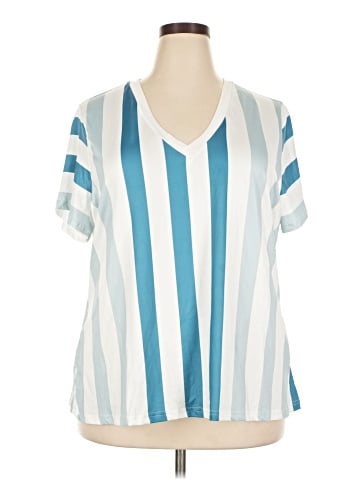 Shein Curve Short Sleeve T-Shirt (view 1)