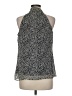 Old Navy 100% Polyester Black Sleeveless Blouse Size M - photo 2