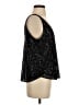 Ann Taylor LOFT 100% Polyester Black Sleeveless Blouse Size S (petite) - photo 4