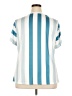 Shein Curve Stripes Blue Short Sleeve T-Shirt Size 18 Plus (3) - photo 2