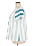Shein Curve Stripes Blue Short Sleeve T-Shirt Size 18 Plus (3) - photo 5