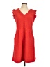 Tabitha Chevron-herringbone Red Casual Dress Size 12 - photo 1