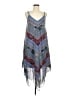 New Directions 100% Polyester Chevron-herringbone Blue Casual Dress Size M - photo 1