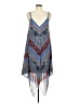 New Directions 100% Polyester Chevron-herringbone Blue Casual Dress Size M - photo 2