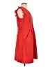 Tabitha Chevron-herringbone Red Casual Dress Size 12 - photo 4