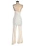 NBD Solid Ivory Jumpsuit Size S - photo 2