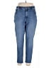Talbots Solid Blue Jeans Size 16 - photo 1