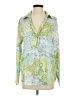 Zara Paisley Green 3/4 Sleeve Blouse Size S - photo 1
