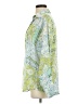 Zara Paisley Green 3/4 Sleeve Blouse Size S - photo 5