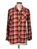 Eddie Bauer Plaid Orange Long Sleeve Button-Down Shirt Size L - photo 1