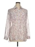 Belle + Sky 100% Polyester Paisley Pink Ivory Long Sleeve Blouse Size XL - photo 1