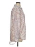 Belle + Sky 100% Polyester Paisley Pink Ivory Long Sleeve Blouse Size XL - photo 4
