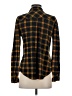 Eden & Olivia Plaid Yellow Long Sleeve Button-Down Shirt Size S - photo 2