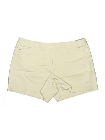 White House Black Market Khaki Shorts (view 1)