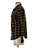 Eden & Olivia Plaid Yellow Long Sleeve Button-Down Shirt Size S - photo 5