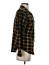 Eden & Olivia Plaid Yellow Long Sleeve Button-Down Shirt Size S - photo 4