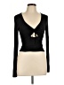 Me To We Black Long Sleeve Top Size L - photo 1