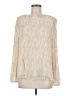 Halogen 100% Polyester Ivory Long Sleeve Blouse Size M - photo 1