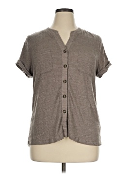Cable & Gauge Short Sleeve Blouse