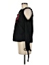 Dizzy Lizzy 100% Cotton Black Long Sleeve Blouse Size M - photo 5