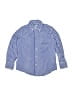 Crewcuts 100% Cotton Checkered-gingham Blue Long Sleeve Button-Down Shirt Size 6 - 7 - photo 1