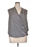 Ann Taylor 100% Polyester Silver Sleeveless Blouse Size XL - photo 1