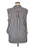 Ann Taylor 100% Polyester Silver Sleeveless Blouse Size XL - photo 2