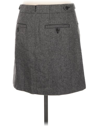 Madewell Herringbone Assembly A-Line Mini Skirt (view 2)