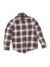 Janie and Jack 100% Cotton Plaid Red Long Sleeve Button-Down Shirt Size 7 - photo 1