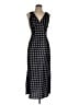 Double Zero 100% Polyester Polka Dots Black Casual Dress Size L - photo 1