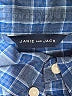 Janie and Jack 100% Cotton Checkered-gingham Blue Long Sleeve Button-Down Shirt Size 10 - photo 4