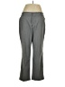 Lee 100% Polyester Chevron-herringbone Gray Dress Pants Size 16 - photo 1