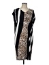 Chico's Animal Print Brown Casual Dress Size Lg (2) - photo 1