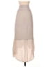 Apt. 9 100% Polyester Solid Tan Ivory Casual Skirt Size M - photo 2